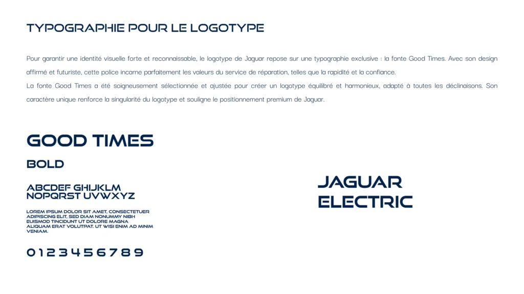 Choix de la typographie pour le titre